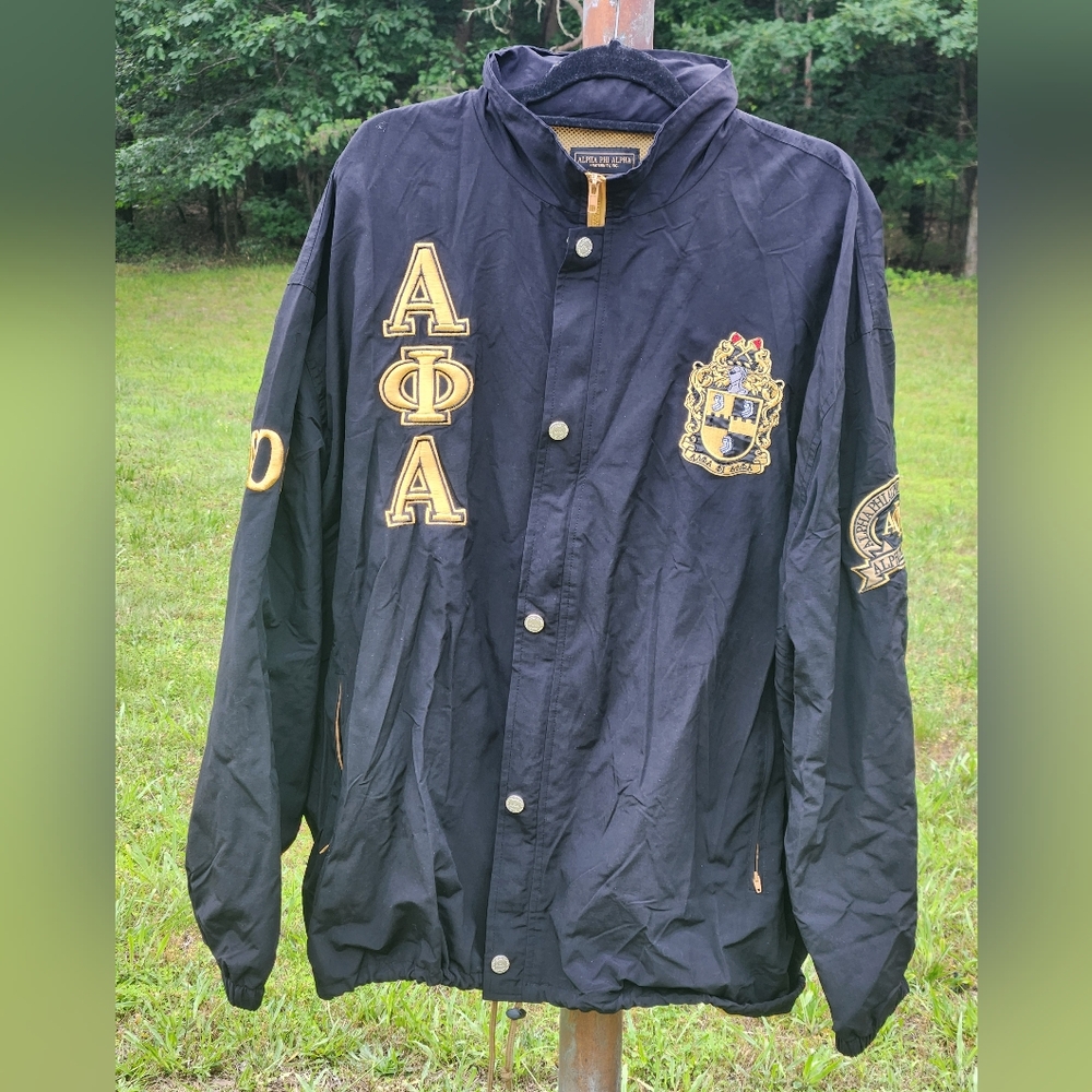 Alpha Phi Alpha Black Line Jacket 3XL